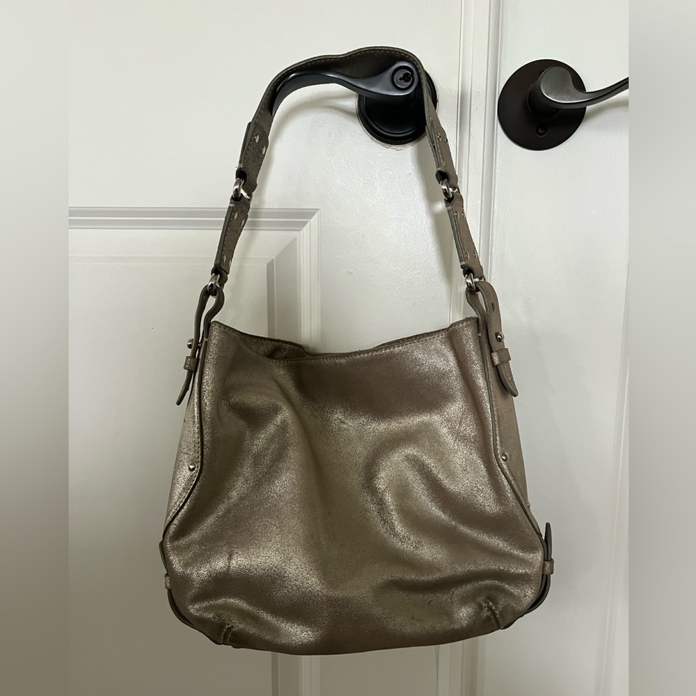 Cole Haan gold bag